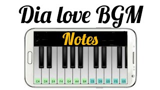Dia Love Bgm Smile Music Piano Notes-Flute