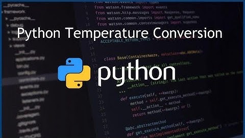 Python Temperature Conversion