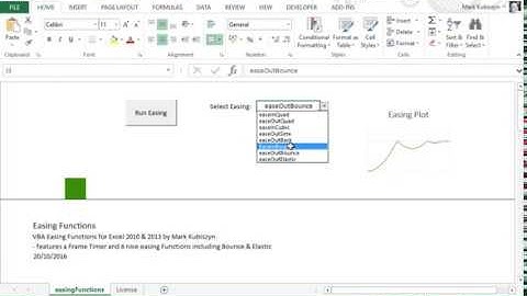 easing Functions and Frame Timer for Excel Animations now available in a Single Zip Archive