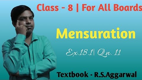 Class 9 Hot Questions Solutions on Surface Area By RD Sharma | Ex. 18.1 | Q.11 | Learn With Basics