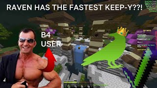 IS THIS THE BEST HYPIXEL CLIENT | FASTEST KEEPY SCAFFOLD, AB, STRAFE, ETC | Raven B4