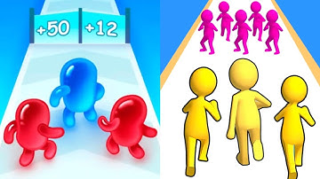 Join Blob Clash 3D vs Join Clash 3D - Satisfying ASMR Gameplay All Update Levels