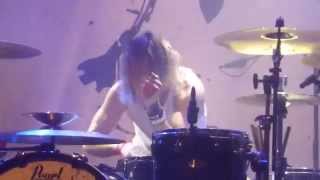 Halestorm Arejay Hale - Drum Solo Live (Köln 12.04.14 Bürgerhaus Stollwerk)