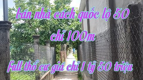 Bán nhà cách quốc lộ 50 chỉ 100m giá rẻ ở chợ gạo tiền Giang giá 1 tỷ 50 triệu mã số 95