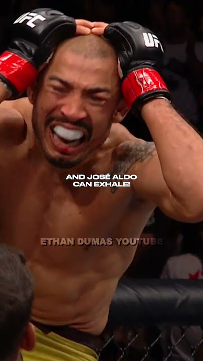 When Aldo Showed He Was Still Elite