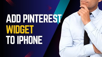How to add Pinterest Widget To iPhone