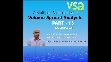 Multipart Series on Volume Spread Analysis - Part 13