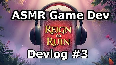 ASMR Game Dev | Reign or Ruin Devlog #3 | Love2D Scoring System (No Talking)