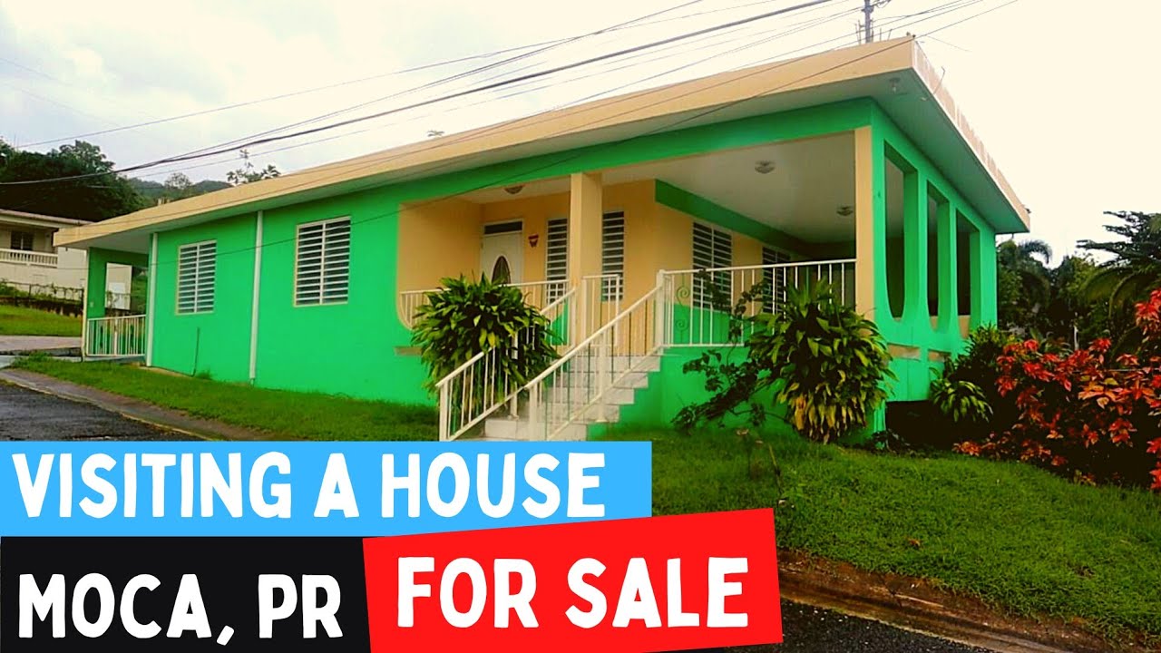 Visité casa de campo a la venta en Moca PR cerca del correo postal