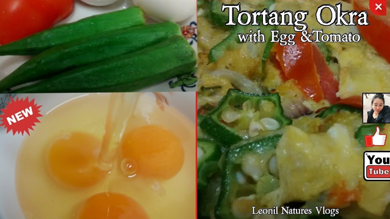 How to cook Tortang Okra with Tomato & Egg. YouTube