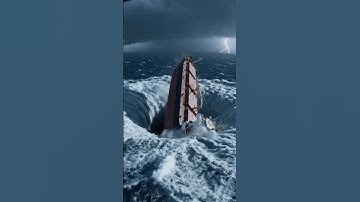 in the Bermuda Triangle, a sunken ship was captured in the footage. #shorts #trends