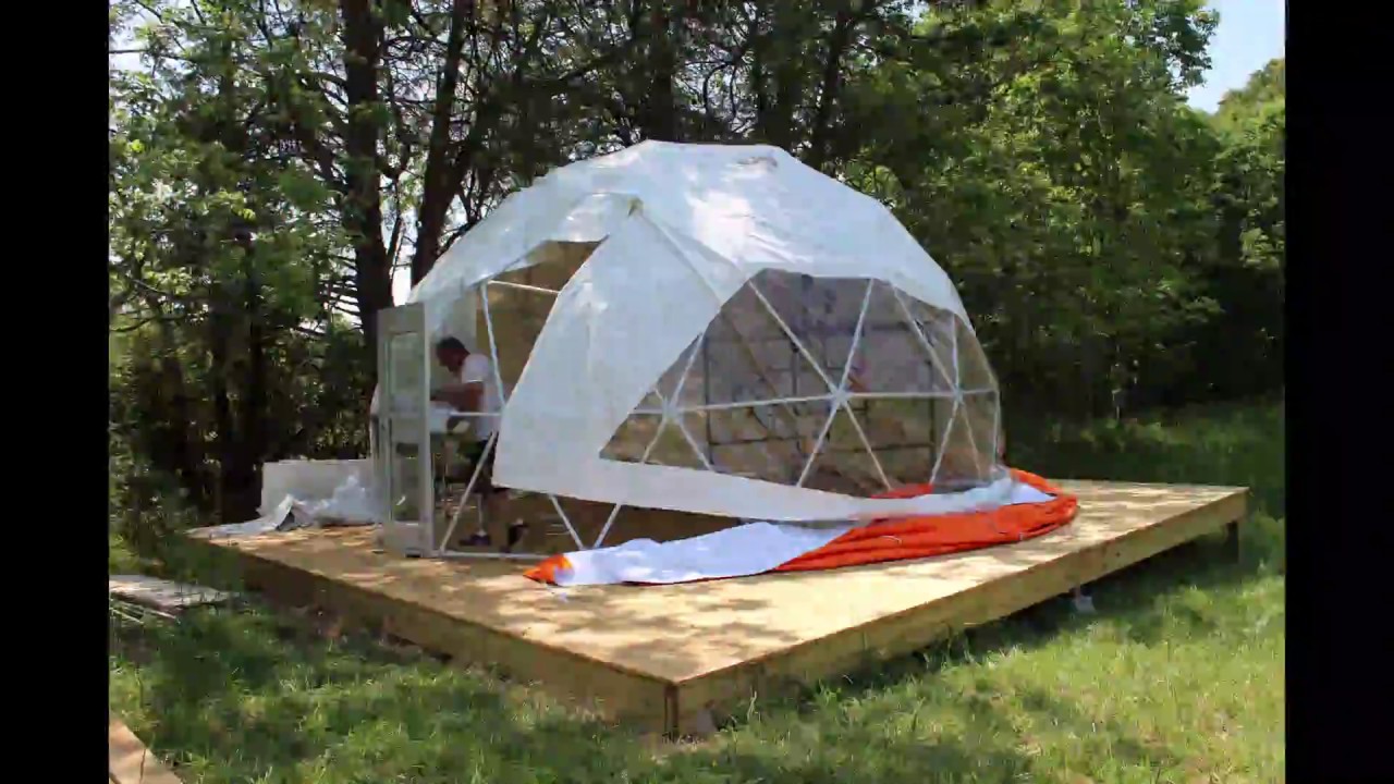 Geodesic Dome Canvas Installation YouTube