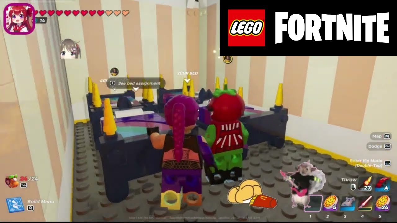 I played LEGO fortnite with rice balls! || LEGO fortnite - Kids ...