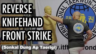 Reverse Knifehand Front Strike: ITF Taekwon-Do Fundamentals with ITF Master Michael Muleta