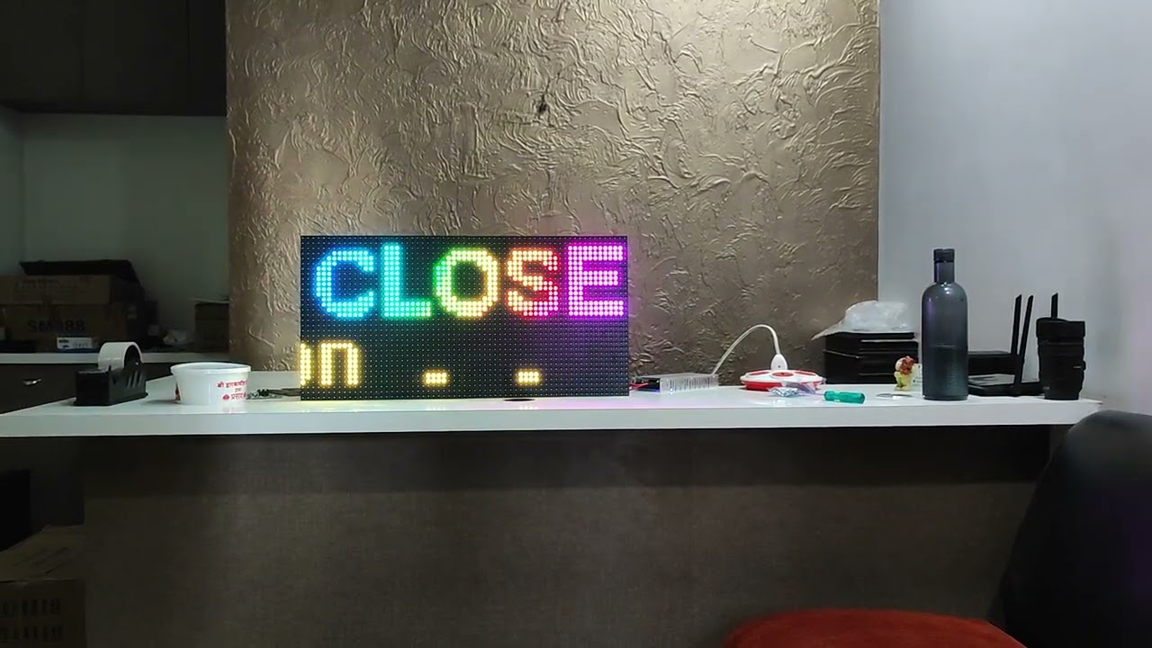 Led Scrolling Board Digital Scrolling Board Programmable Led Text Scrolling Ahmedabad Gujarat