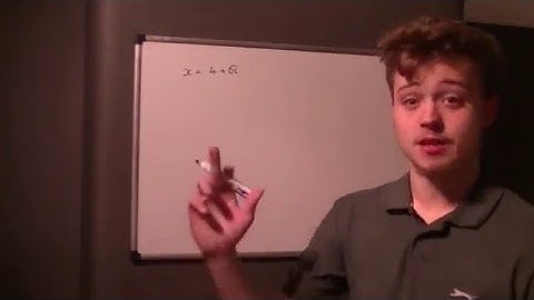 FP1; Solving a quaderatic equation with complex roots