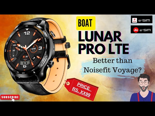 Boat launches its first 4G calling smartwatch, Boat Lunar Pro LTE: Price  and other details - Times of India