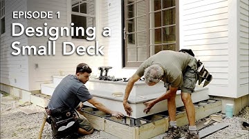 How to Design a Freestanding Deck: No-Handrail Design and Code Requirements