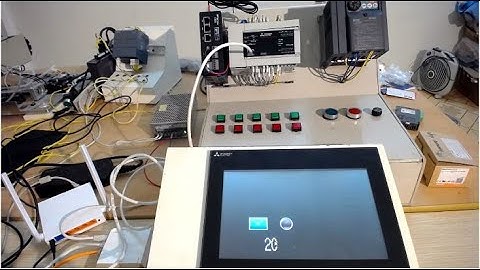 Kết nối Hmi Mitsu với Plc Mitsu Q | Tự học PLC