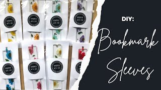 DIY Bookmark Sleeves - 12 Pack · Ellisi Gifts