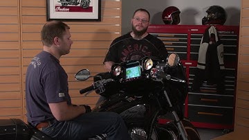 Using the navigation system on Indian Motorcycle Ride Command