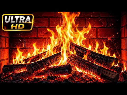 Şömine Keyfi En Uzun Şömine videosu Ultra HD Video #ateş #şömine 