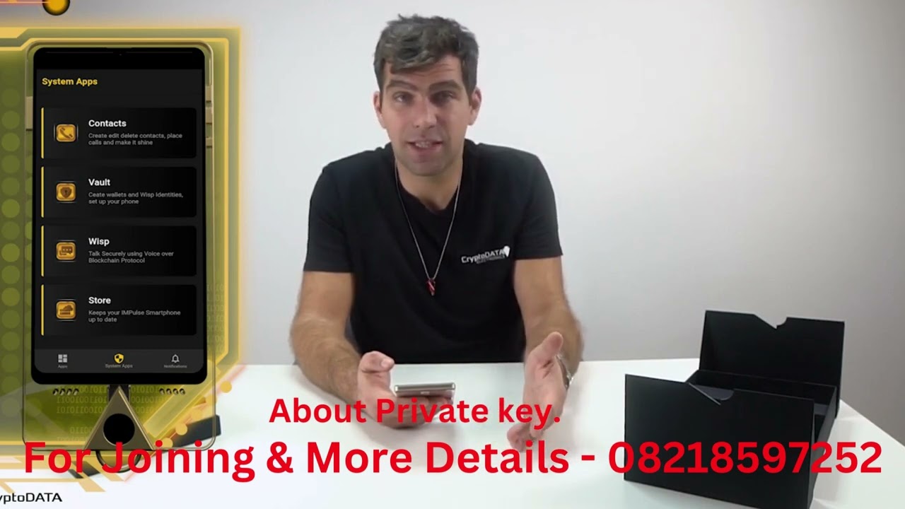 Tutorial  How to use IMPulse K1  Part 6   FAQs Private Key  Phone Menu  Apps  Security and Privacy