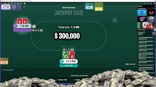 Poker Jackpot For $300,000 SPIN AND GO