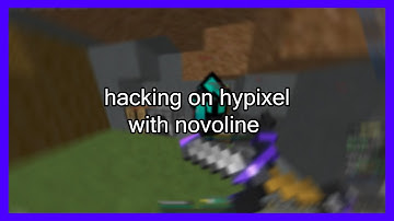 hacking on hypixel skywars w/Novoline (UNCUT)
