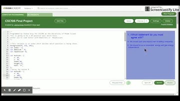 CSC-106 Individual JavaScript App