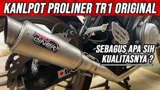 🔴Review Detail┃Knalpot PROLINER TR1 Full system