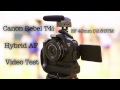 Canon Rebel T4i and EF 40mm f/2.8 STM Hybrid AF Video Test