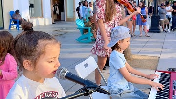 4-Year-Old AMAZED everyone SINGING L.O.V.E