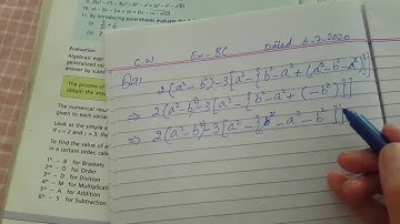 Exercise 8c | Question 9 | Chapter#8 | Introduction to Algebra | Class 6
