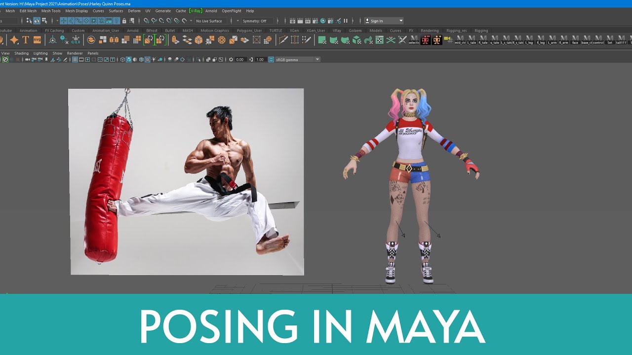 3d Animation Posing in Maya 2021 - YouTube