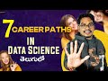 7 Career Paths In Data Science | DataScience in Telugu | PythonLife Telugu 