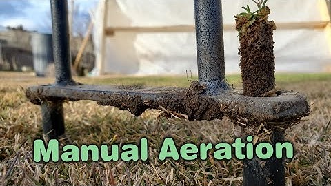 How To Manually Core Aerate A Lawn