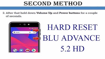 Hard Reset BLU Advance 5 2 HD | Three Methods
