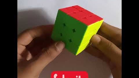How to do ‘Wire Pattern’ on a 3*3 RuBik’s Cube #wirepattern #rubikscubepattern#patterntutorial#viral