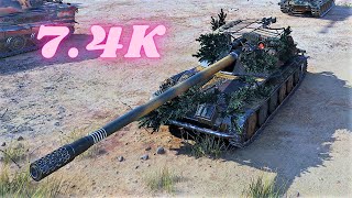 Rhm.-Borsig Waffenträger  7.4K Damage  World of Tanks Replays