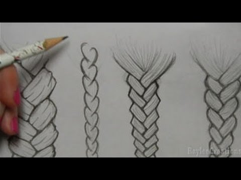 How Hair:  bun Braids Draw youtube tutorial YouTube to  hair