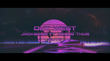JACKBOYS - OUT WEST ft. Young Thug [ Bass Boosted/Slowed/Reverb ][ Synthwave Edit + lyrics ]