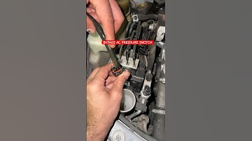 How To Bypass 3 Pin Ac Pressure Switch #short #bypass #AC #pressure #switch