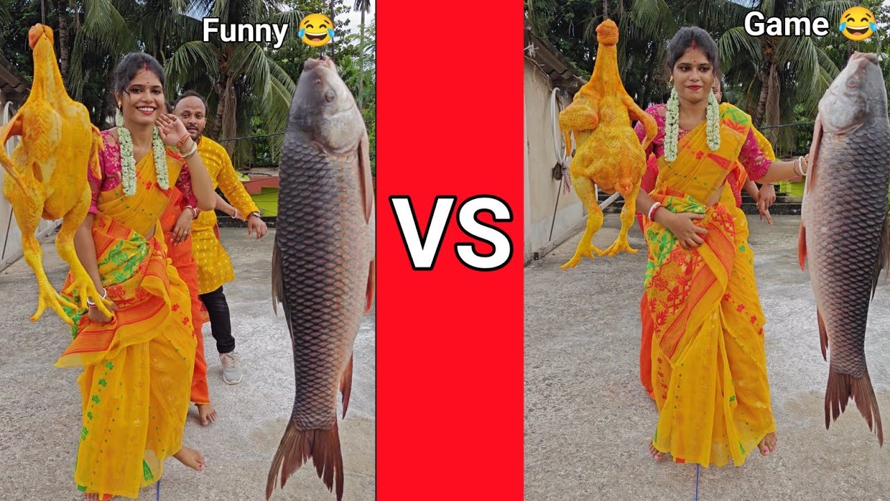 মাছ  না মুরগি * - শেষ পর্যন্ত কে পেলো ? 😂 Funny Game