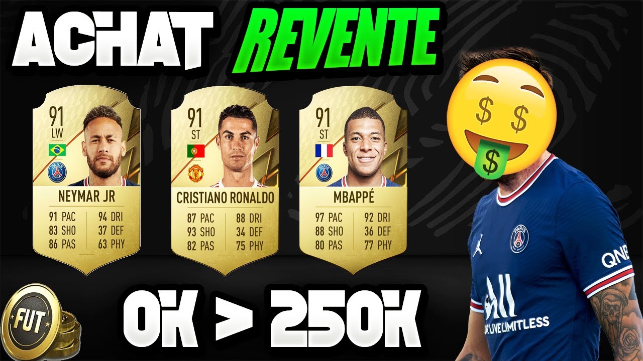 ACHAT REVENTE FUT 22 | PASSER DE 0K à 250K 📈 SUPER FACILEMENT - TUTO ACHAT REVENTE
