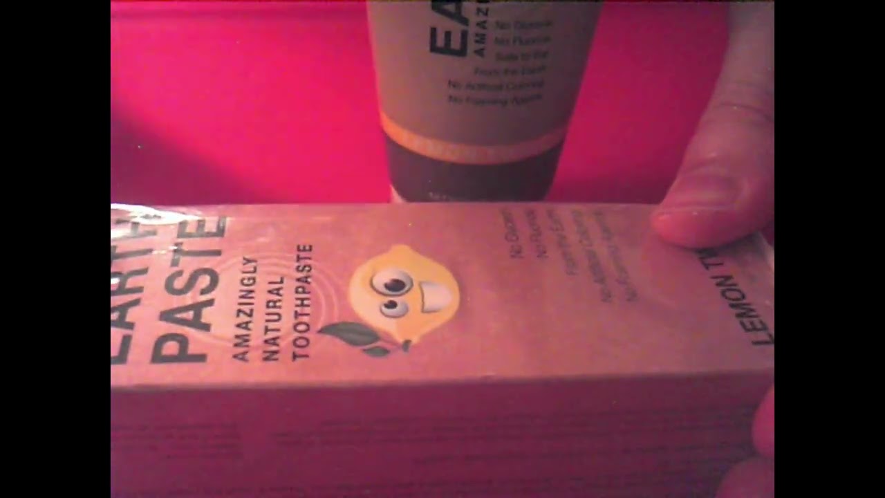 Unboxing The Redmond Earthpaste Toothpaste Lemon Twist Flavor Double Pack