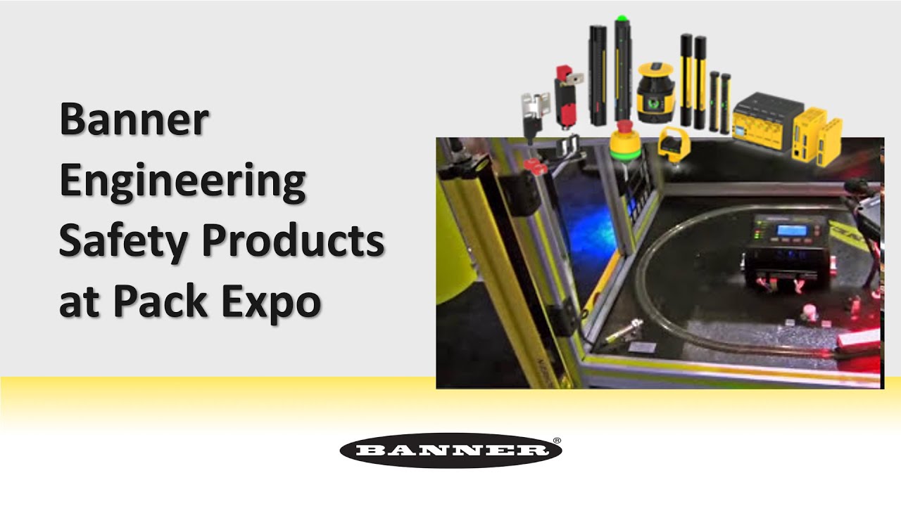 Banner Engineering Safety Products at Pack Expo YouTube