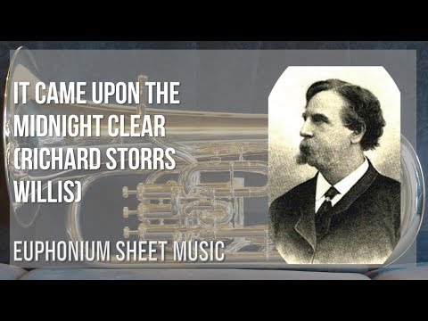 easy-euphonium-sheet-music:-how-to-play-it-came-upon-the-midnight-clear-by-richard-storrs-willis