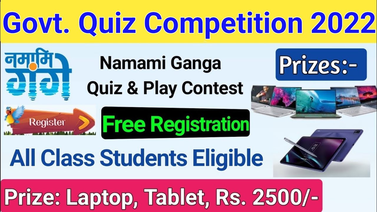 Namami Ganga Quiz 2022 | How To Register and Login For Ganga Quest Me Registration Kaise Kare