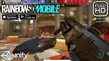 Rainbow Six Mobile (Soft Launch) Gameplay - Ultra Graphics 1080p 60Fps Android iOS
